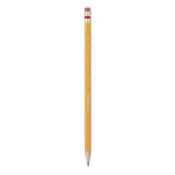 EverStrong #2 Pencils, HB (#2), Black Lead, Gold Barrel, Dozen [SKU: PAP2065456]