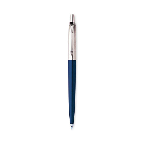 Jotter Ballpoint Pen, Retractable, Medium 1 mm, Blue Ink, Royal Blue/Chrome Barrel [SKU: PAR1953186]