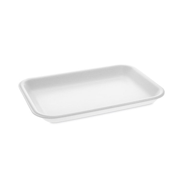 Supermarket Tray, #2, 8.2 x 5.7 x 0.91, White, Foam ,500/Carton [SKU: PCT0TF100200000]