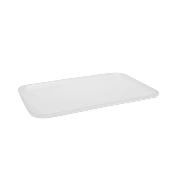 Supermarket Tray, #16, 11.7 x 7.3 x 0.65, White, Foam, 250/Carton [SKU: PCT0TF116S00000]