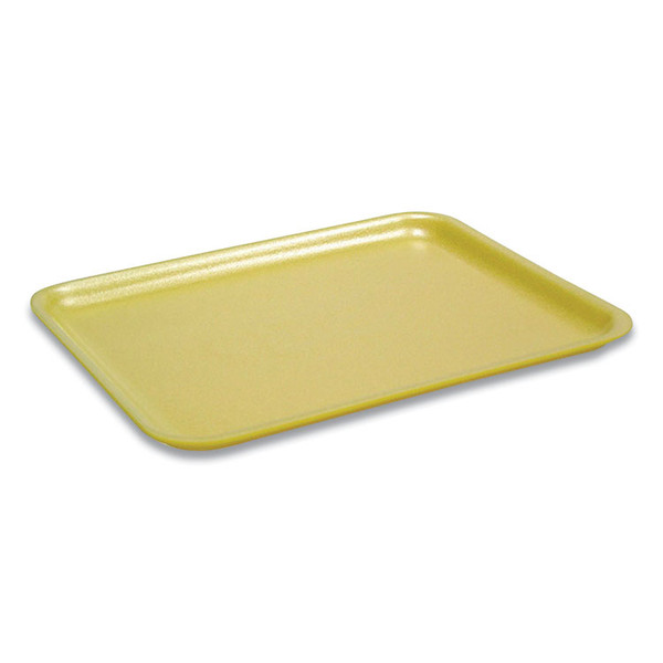Supermarket Tray, #17S, 8.4 x 4.5 x 0.7, Yellow, Foam, 1,000/Carton [SKU: PCT51P317S]