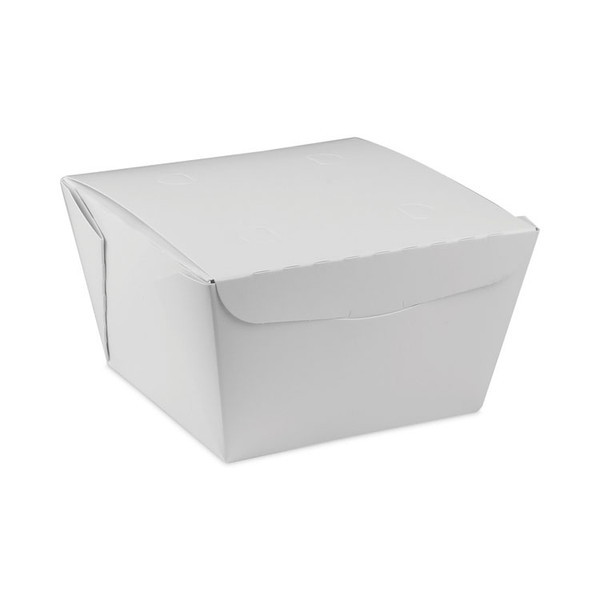 EarthChoice OneBox Paper Box, 46 oz, 4.5 x 4.5 x 3.25, White, 200/Carton [SKU: PCTNOB08W]