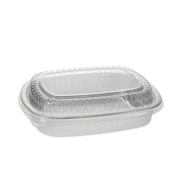 Classic Carry-Out Container, 46 oz, 9.75 x 7.75 x 1.75, Silver, Aluminum, 50/Carton [SKU: PCTY6710PWPSFG]