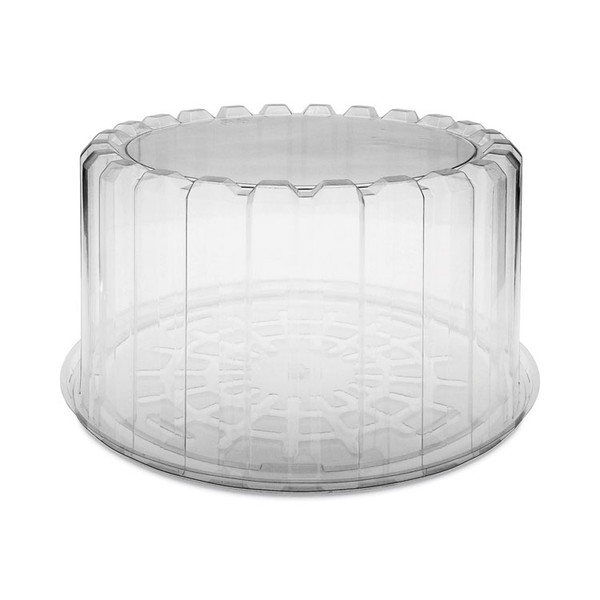 Plastic Cake Container, Deep 8" Cake Container, 9.25" Diameter x 5"h, Clear, 100/Carton [SKU: PCTYCI898010000]