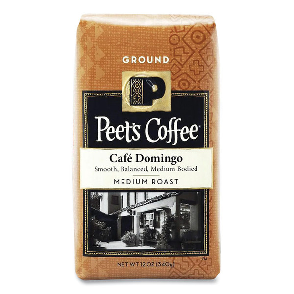 Bulk Coffee, Caf Domingo Blend, Ground, 1 lb Bag [SKU: PEE503279]