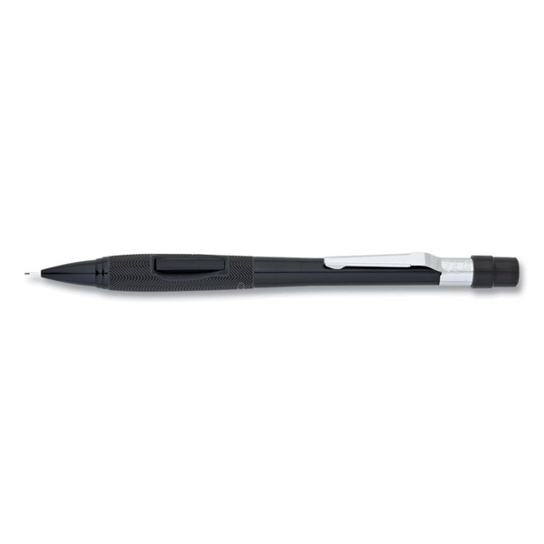 Quicker Clicker Mechanical Pencil, 0.5 mm, HB (#2.5), Black Lead, Black Barrel [SKU: PENPD345A]