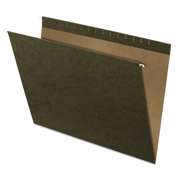 Reinforced Hanging File Folders, Large Format, Standard Green, 25/Box [SKU: PFX4158]