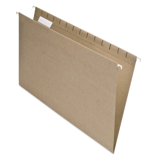 Earthwise by Pendaflex 100% Recycled Colored Hanging File Folders, Legal Size, 1/5-Cut Tabs, Natural, 25/Box [SKU: PFX76542]