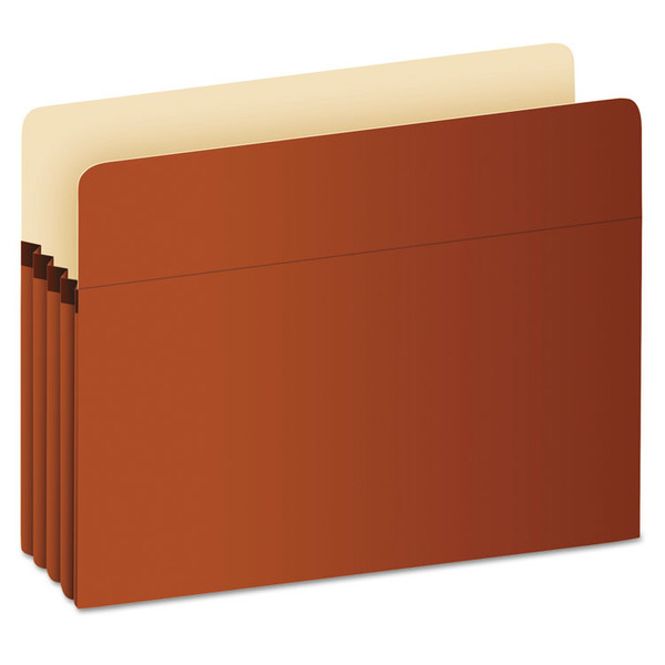 Pocket File, 5.25" Expansion, Legal Size, Red Fiber [SKU: PFXS36G]