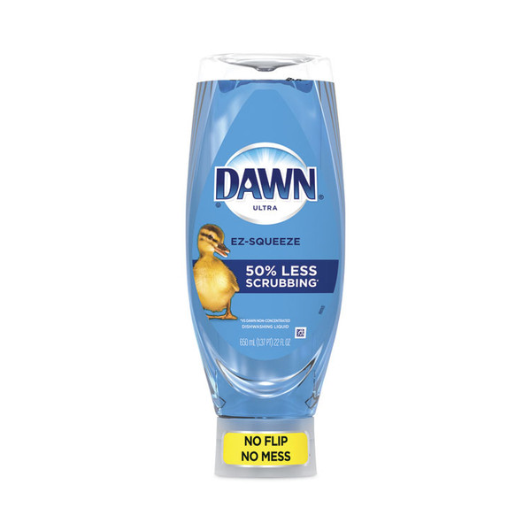 Ultra Liquid Dish Detergent, Dawn Original, Three 22 oz E-Z Squeeze Bottles, 2 Sponges [SKU: PGC02367EA]