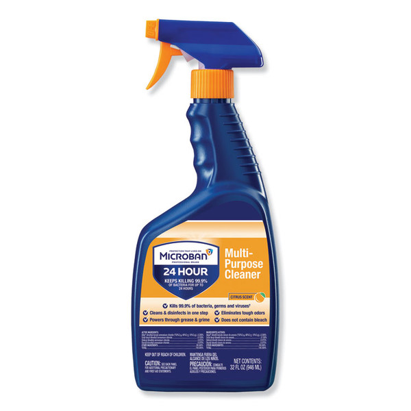 24-Hour Disinfectant Multipurpose Cleaner, Citrus, 32 oz Spray Bottle, 6/Carton [SKU: PGC30110]