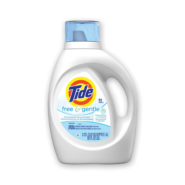 Free and Gentle Liquid Laundry Detergent, 64 Loads, 92 oz Bottle, 4/Carton [SKU: PGC41829]