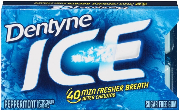Dentyne Ice Series DENTIP9 Chewing Gum, Peppermint Flavor, 9 Pack [SKU: ORG3107737]