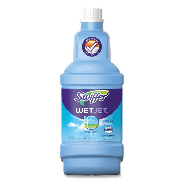 WetJet System Cleaning-Solution Refill, Fresh Scent, 1.25 L Bottle [SKU: PGC77810EA]