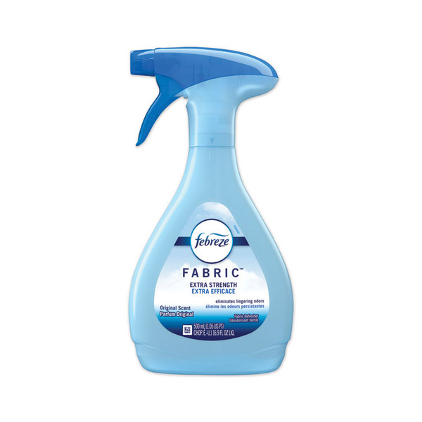 FABRIC Refresher/Odor Eliminator, Extra Strength, Original, 16.9 oz Spray Bottle, 8/Carton [SKU: PGC84220]
