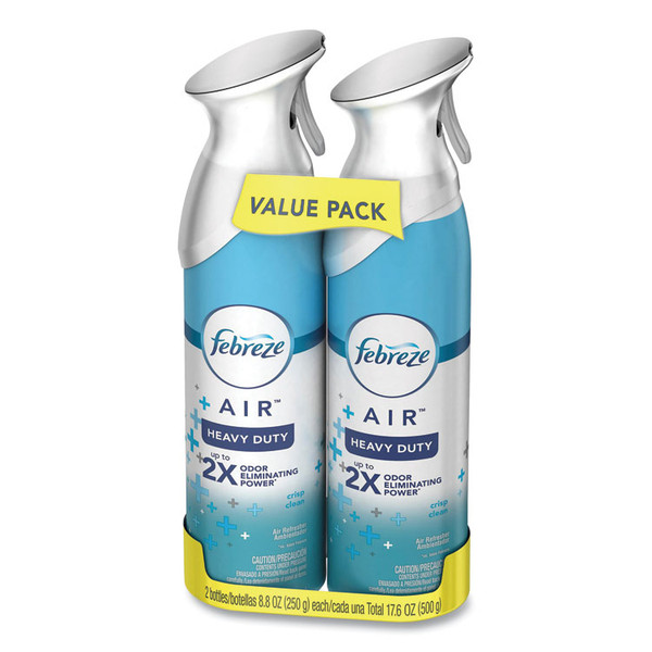 AIR, Crisp Clean, 8.8 oz Aerosol Spray, 2/Pack [SKU: PGC97806]