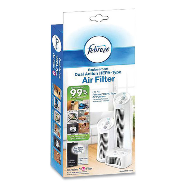 Replacement Dual Action HEPA-Type Air Filter for FHT180W Air Purifier, 1.5 x 5.1 [SKU: PGCFRF101B]