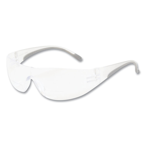Zenon Z12R Rimless Optical Eyewear with 3-Diopter Bifocal Reading-Glass Design, Scratch-Resistant, Clear Lens, Clear Frame [SKU: PID250270030]