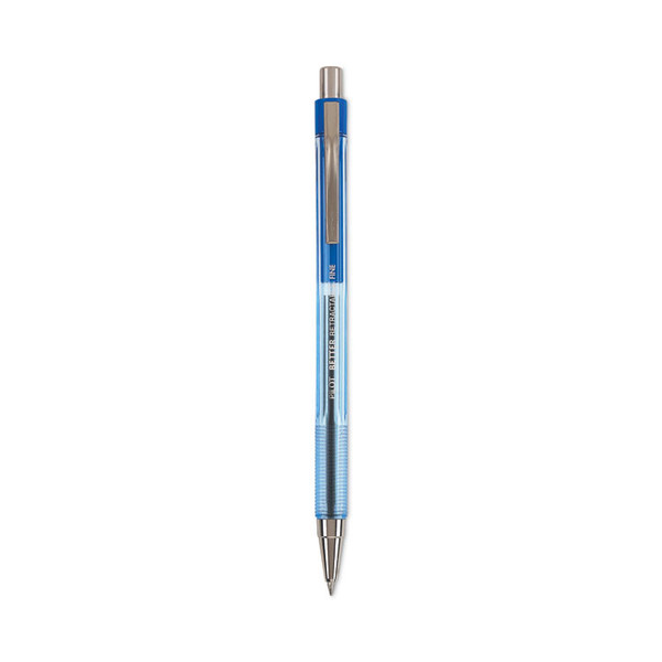 Better Ballpoint Pen, Retractable, Fine 0.7 mm, Blue Ink, Translucent Blue Barrel, Dozen [SKU: PIL30001]