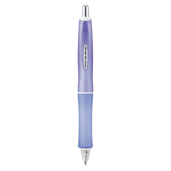 Dr. Grip Frosted Advanced Ink Ballpoint Pen, Retractable, Medium 1 mm, Black Ink, Purple Barrel [SKU: PIL36250]