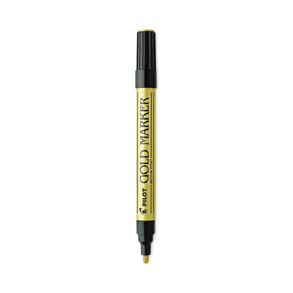 Creative Art and Crafts Marker, Medium 4.5 mm Brush Tip, Gold [SKU: PIL41700]