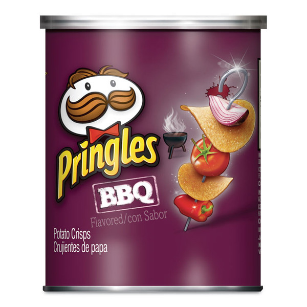 Potato Crisps, BBQ, 1.41 oz Can, 36/Box [SKU: PRG18539]