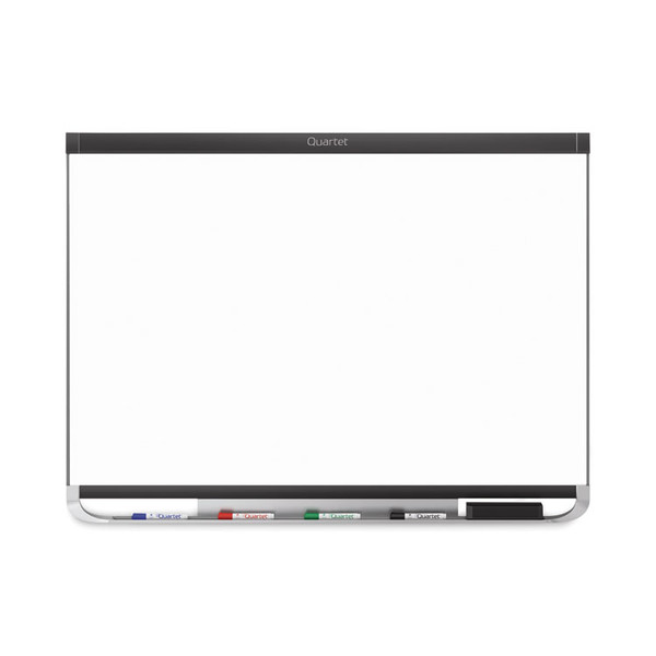 Prestige 2 DuraMax Magnetic Porcelain Whiteboard, 96 x 48, Black Frame [SKU: QRTP558BP2]