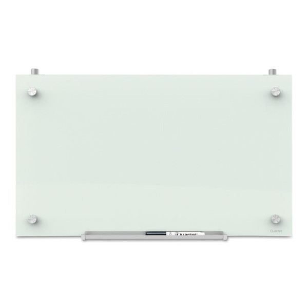 Infinity Magnetic Glass Dry Erase Cubicle Board, 18 x 30, White [SKU: QRTPDEC1830]