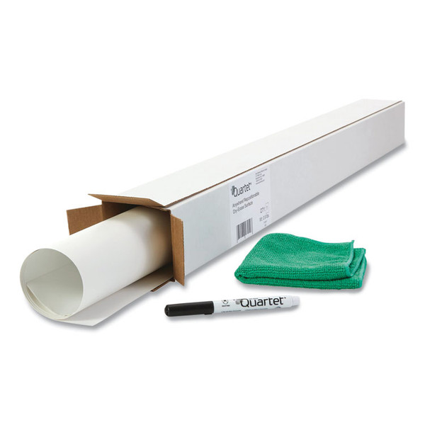 Anywhere Repositionable Dry-Erase Surface, 36 x 48, White Surface [SKU: QRTR85543]