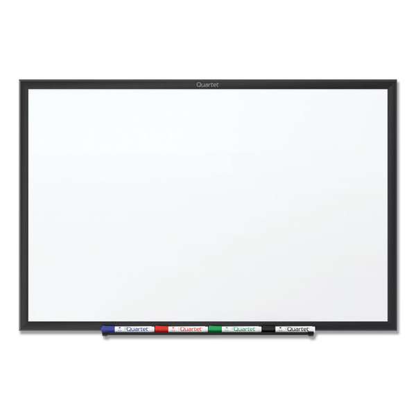 Classic Series Total Erase Dry Erase Board, 36 x 24, White Surface, Black Frame [SKU: QRTS533B]