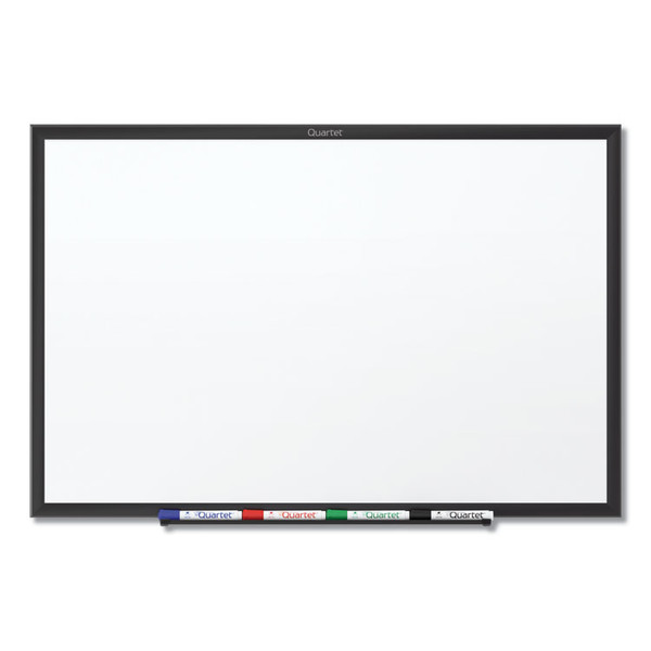 Classic Series Total Erase Dry Erase Board, 72 x 48, White Surface, Black Frame [SKU: QRTS537B]