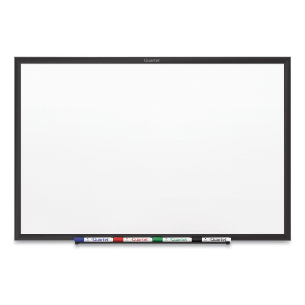 Classic Series Nano-Clean Dry Erase Board, 36 x 24, Black Aluminum Frame [SKU: QRTSM533B]