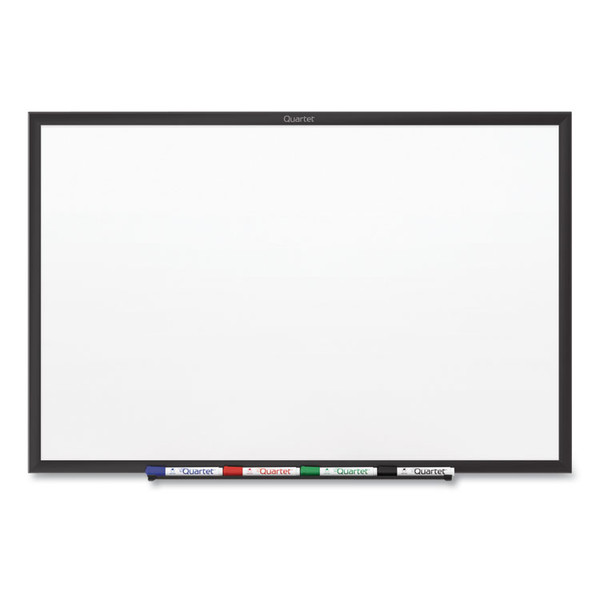 Classic Series Nano-Clean Dry Erase Board, 60 x 36, Black Aluminum Frame [SKU: QRTSM535B]