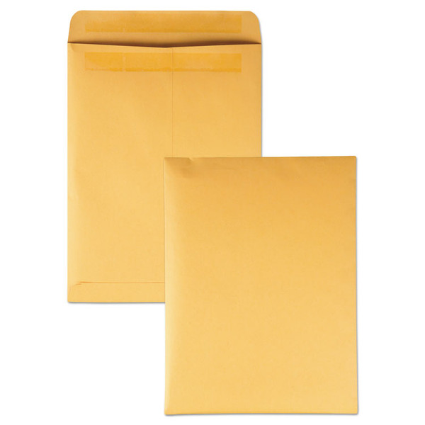 Redi-Seal Catalog Envelope, #10 1/2, Cheese Blade Flap, Redi-Seal Adhesive Closure, 9 x 12, Brown Kraft, 250/Box [SKU: QUA43562]