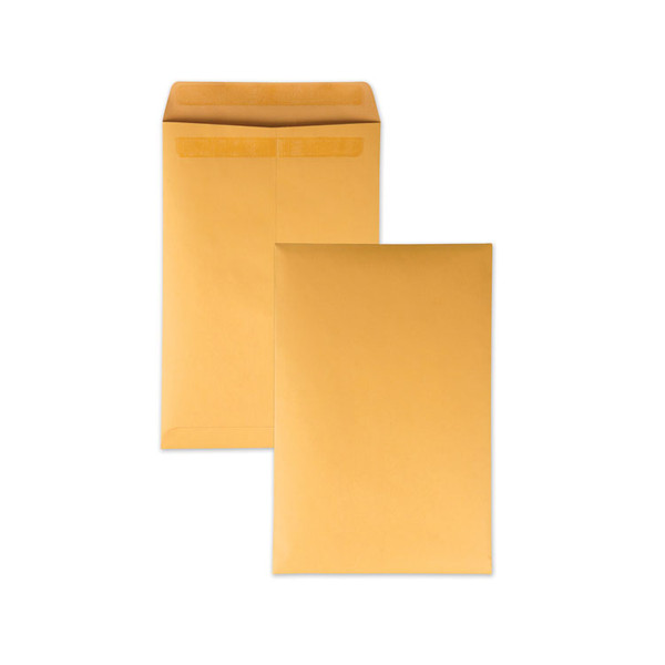 Redi-Seal Catalog Envelope, #15, Cheese Blade Flap, Redi-Seal Adhesive Closure, 10 x 15, Brown Kraft, 250/Box [SKU: QUA43862]