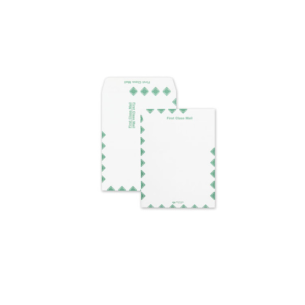 Redi-Seal Catalog Envelope, Air Mail, #13 1/2, Cheese Blade Flap, Redi-Seal Adhesive Closure, 10 x 13, White, 100/Box [SKU: QUA54395]