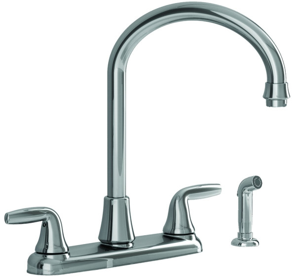 American Standard Jocelyn Series 9316.451.002 Kitchen Faucet with Side Sprayer, 1.8 gpm, 2-Faucet Handle, Brass [SKU: ORG0969949]