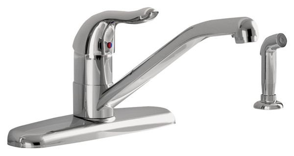 American Standard Jocelyn Series 9316.001.002 Kitchen Faucet with Side Sprayer, 1.8 gpm, 1-Faucet Handle, Brass [SKU: ORG0969972]