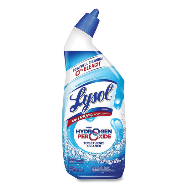 Toilet Bowl Cleaner with Hydrogen Peroxide, Ocean Fresh Scent, 24 oz [SKU: RAC98011EA]