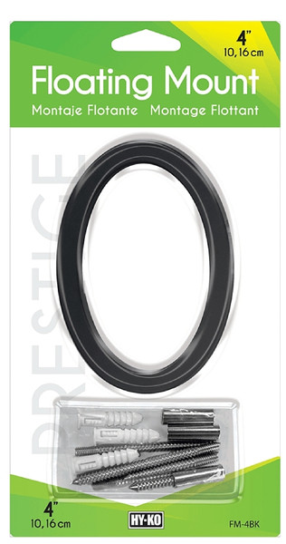 HY-KO FM-4BK-0 House Number, Character: 0, 4 in H Character, Black Character [SKU: ORG7449408]