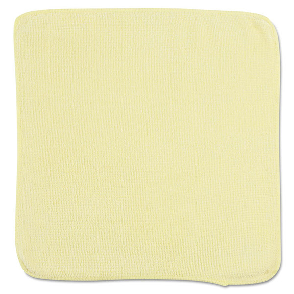 Microfiber Cleaning Cloths, 12 x 12, Yellow, 24/Pack [SKU: RCP1820580]
