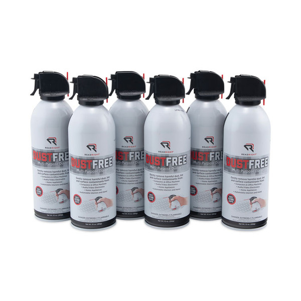 DustFree Multipurpose Duster, 10 oz Can, 6/Pack [SKU: REARR3760]