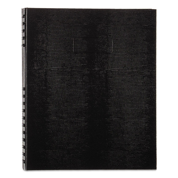 NotePro Notebook, 1 Subject, Medium/College Rule, Black Cover, 11 x 8.5, 100 Sheets [SKU: REDA10200BLK]