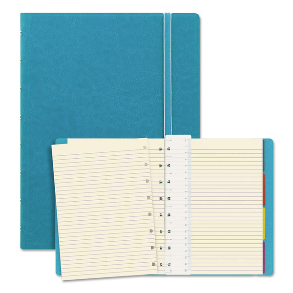 Notebook, 1 Subject, Medium/College Rule, Aqua Cover, 8.25 x 5.81, 112 Sheets [SKU: REDB115012U]