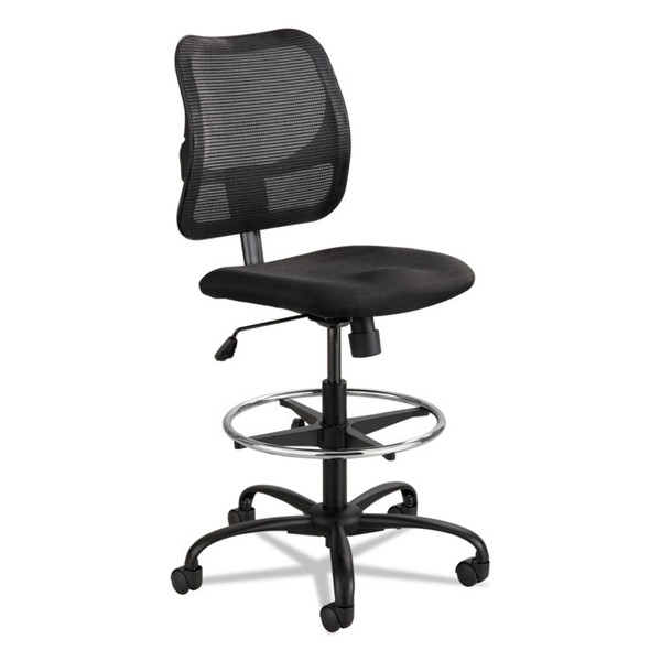 Vue Series Mesh Extended-Height Chair, Supports Up to 250 lb, 23" to 33" Seat Height, Black Fabric [SKU: SAF3395BL]