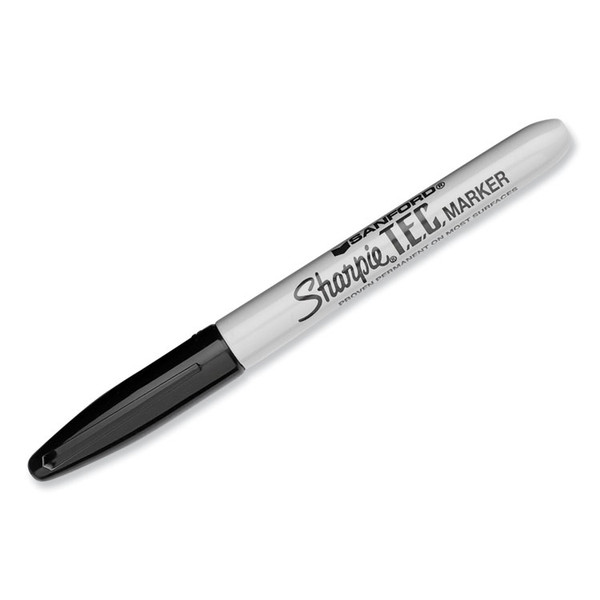T.E.C. Permanent Marker, Fine Bullet Tip, Black [SKU: SAN13401]