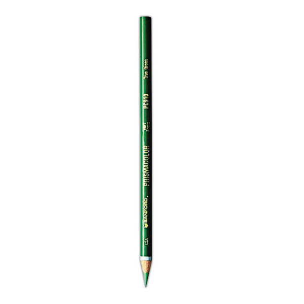 Premier Colored Pencil, 3 mm, 2B (#1), True Green Lead, True Green Barrel, Dozen [SKU: SAN3341DZ]