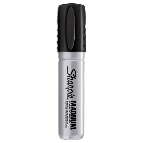 Magnum Permanent Marker, Broad Chisel Tip, Black [SKU: SAN44001]
