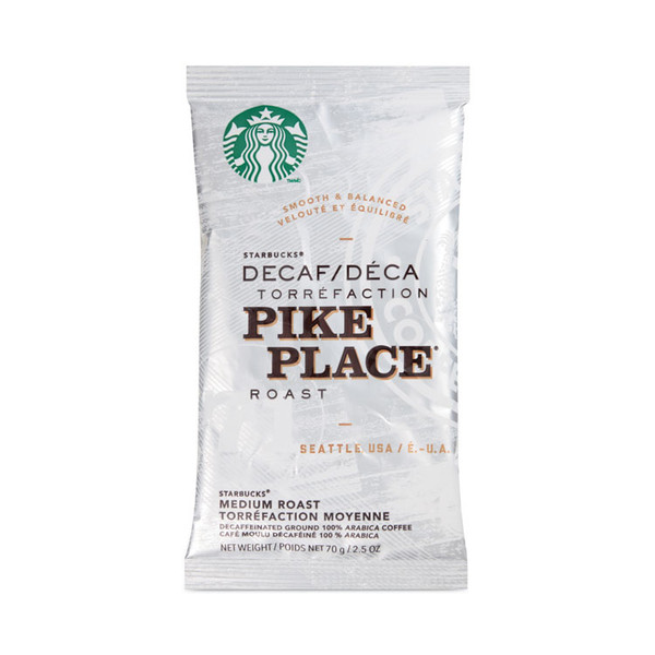 Coffee, Pike Place Decaf, 2.7 oz Packet, 72/Carton [SKU: SBK11023061CT]