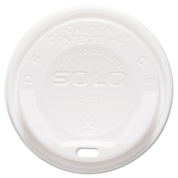 The Gourmet Lid Hot Cup Lids for Trophy Plus, Fits 12 oz to 20 oz, White, 1,500/Carton [SKU: SCCLGXW2]